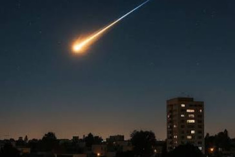 Misterio en el cielo de México: objeto luminoso  parece cambiar de trayectoria en pleno vuelo (Ver Video)